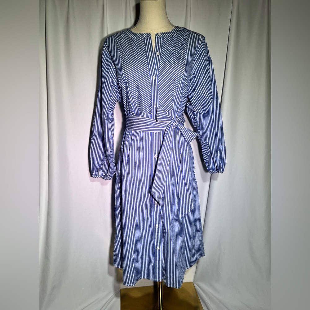 JMcLAUGHLIN Korinne Stripe Dress | L - Picture 4 of 11